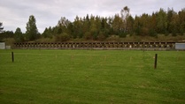 Shooting place general view of the targets (50 m range)